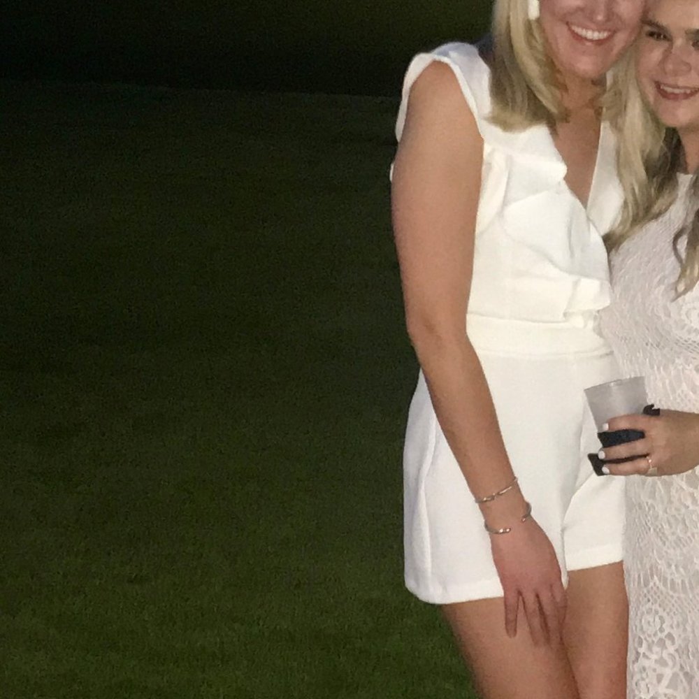 Do + Be White Ruffle Romper - image 4